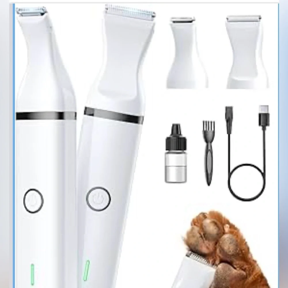 NEW Dog Clippers with Double Blades,Cordless Small Pet Hair grooming